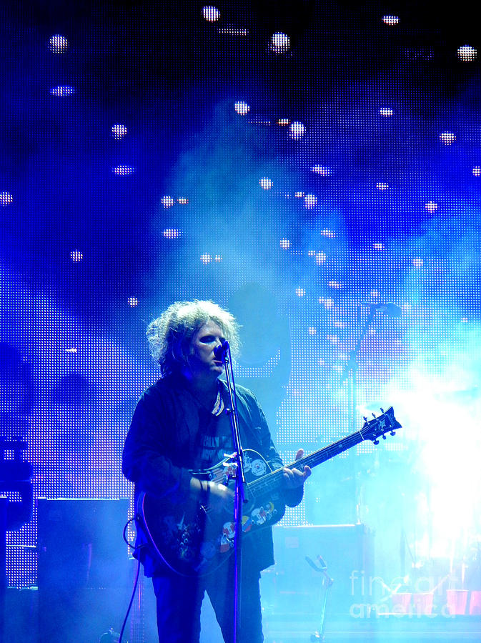 Riot Fest Photograph - The Cure Robert Smith #1 by Anjanette Douglas