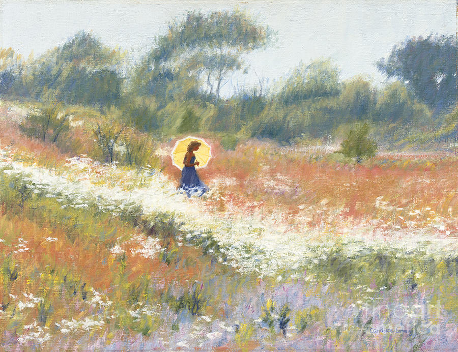 The Daisy Field Painting by Candace Lovely