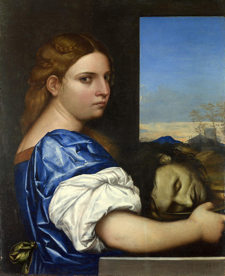 The Daughter of Herodias #1 Painting by Sebastiano del Piombo