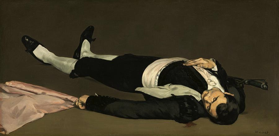 Edouard Manet Painting - The Dead Toreador #1 by Edouard Manet