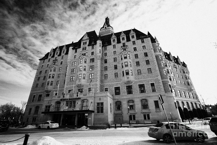 City Photograph - the delta bessborough hotel downtown Saskatoon Saskatchewan Canada #1 by Joe Fox