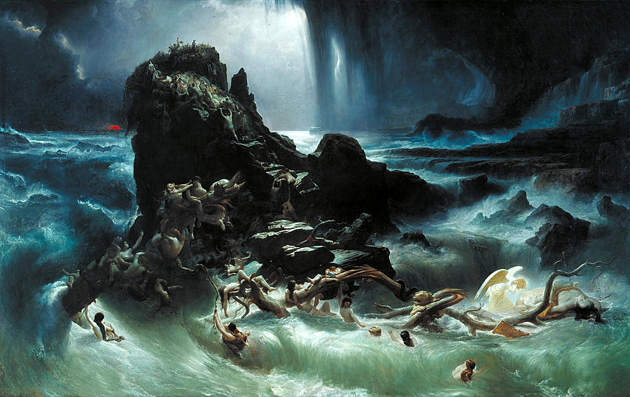 The Deluge #3 Painting by Francis Danby