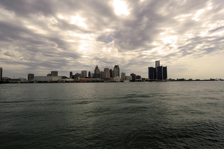 The Detroit Skyline #1 Photograph by Chris Smith