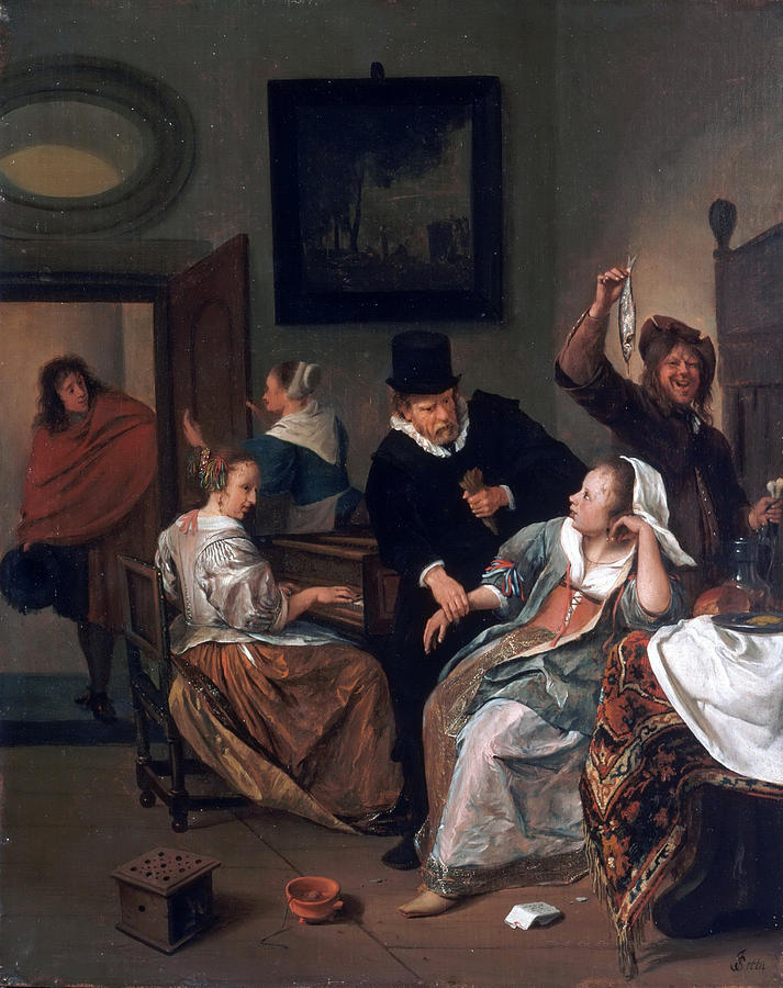 The Doctors Visit #1 Painting by Jan Steen