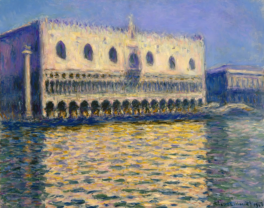 Vintage Painting - The Doges Palace #1 by Mountain Dreams