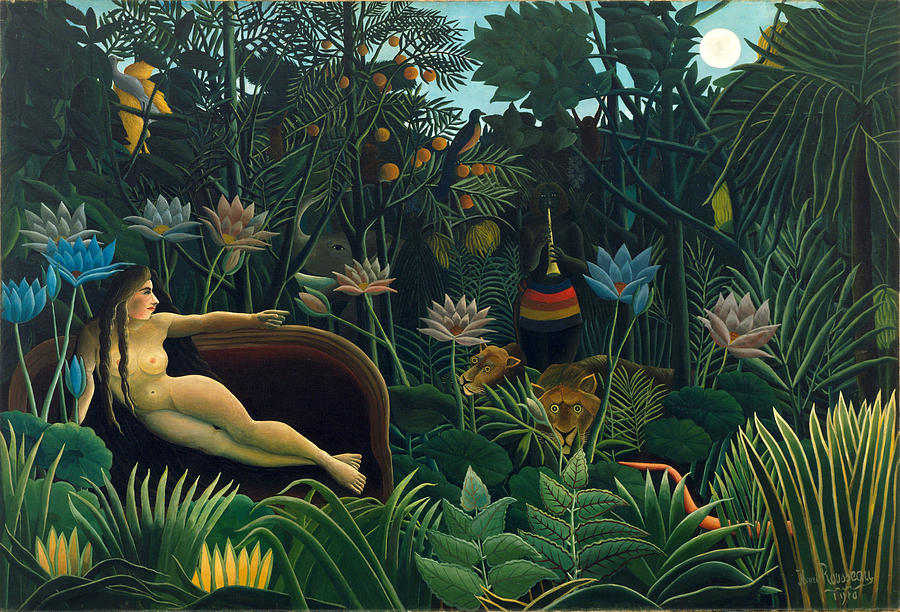 The Dream Painting by Henri Rousseau