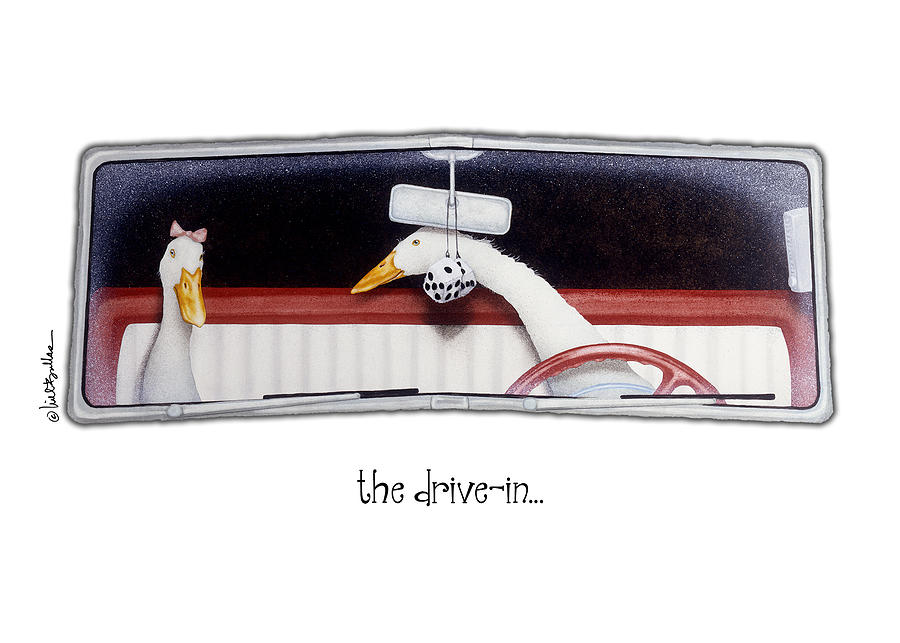 The Drive-in... #3 Painting by Will Bullas