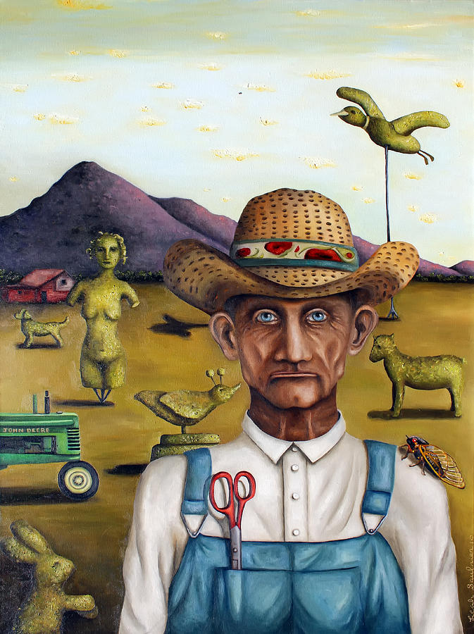 The Eccentric Farmer #1 Painting by Leah Saulnier The Painting Maniac