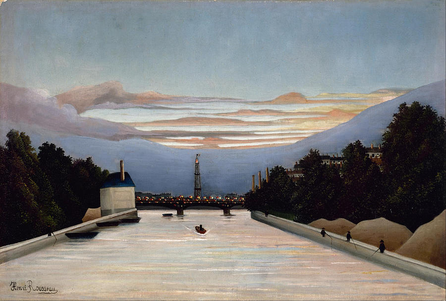The Eiffel Tower #1 Painting by Henri Rousseau