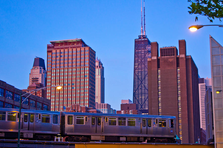 The EL in Chicago Photograph by John McGraw - Fine Art America