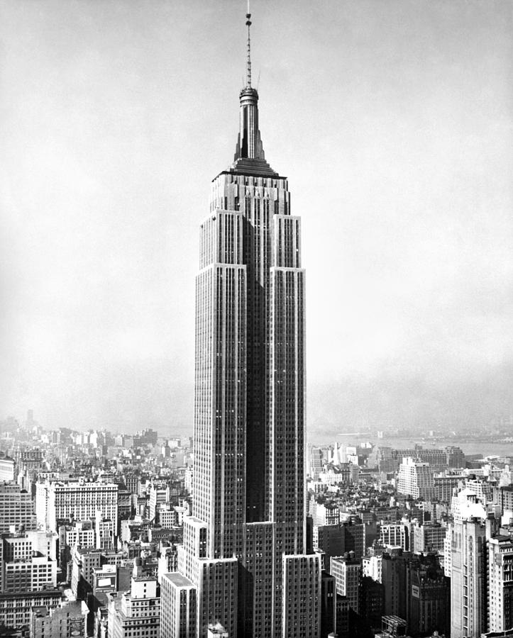 The Empire State Building #6 Photograph by Underwood Archives