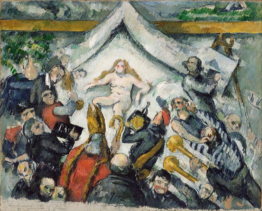 The Eternal Feminine #5 Painting by Paul Cezanne