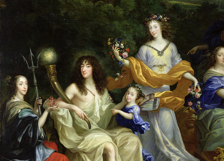 Portrait Photograph - The Family Of Louis Xiv 1638-1715 1670 Oil On Canvas Detail Of 60094 by Jean Nocret