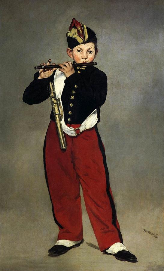 Edouard Manet Painting - The Fifer #1 by Edouard Manet