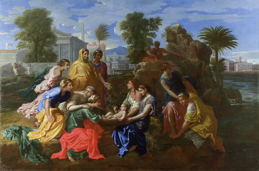 The Finding of Moses #2 Painting by Nicolas Poussin