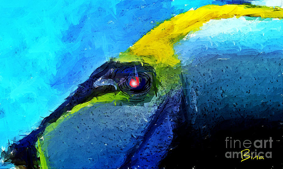 The fish knows everything #2 Painting by Binka Kirova