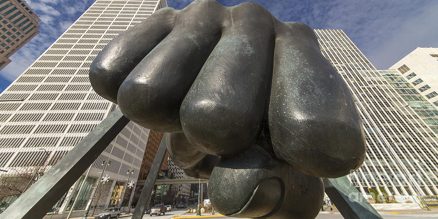 Detroit Photograph - The Fist #1 by Twenty Two North Photography