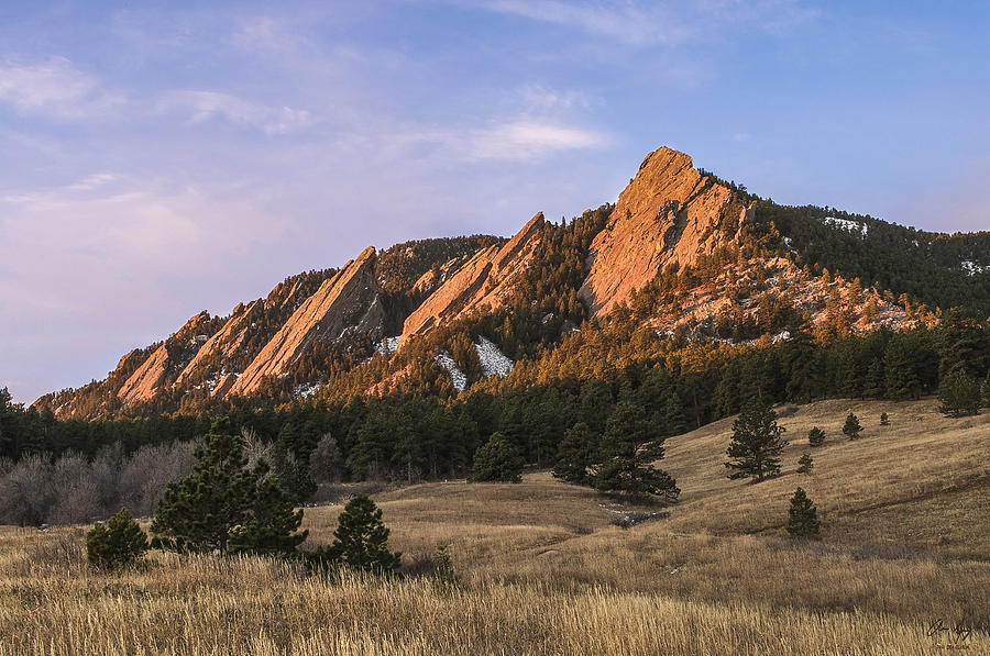 The Flatirons Photograph by Aaron Spong