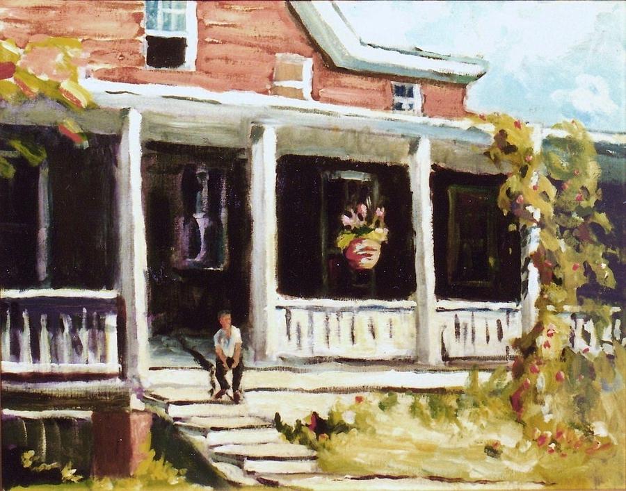The Front Porch #1 Painting by Thomas Kearon