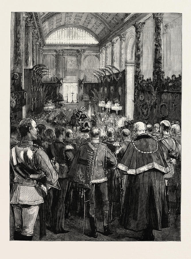 Berlin Drawing - The Funeral Of The Late Emperor William At Berlin #1 by German School