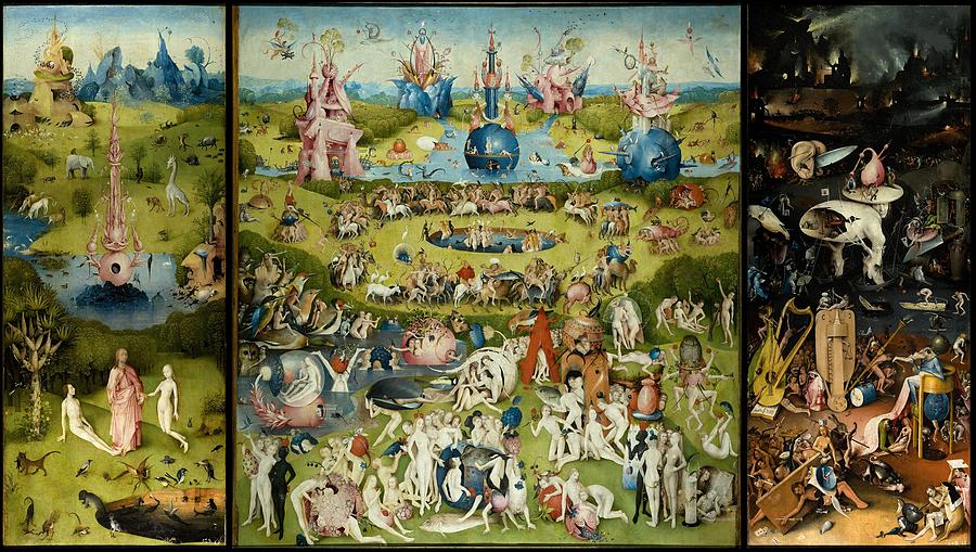 Hieronymus Bosch Painting - The Garden Of Earthly Delights by Hieronymus Bosch