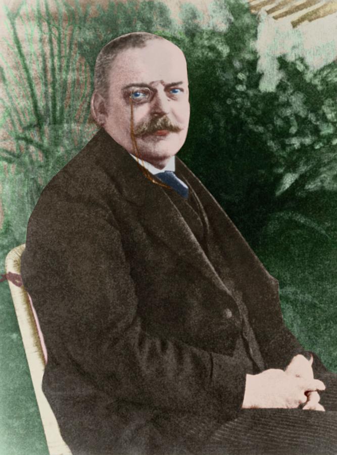 The German Psychiatrist Alois Alzheimer Photograph by National Library ...