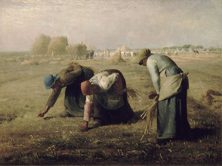 The Gleaners #5 Painting by Jean Francois Millet