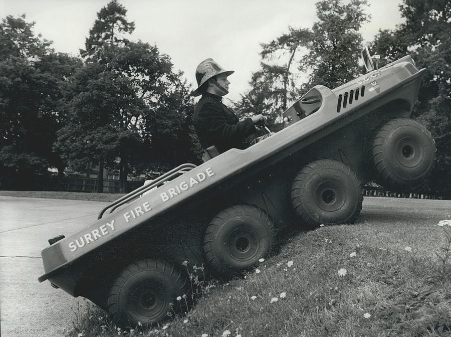The go-anywhere Argocat To Help Surrey Fire-fighters #1 Photograph by Retro Images Archive