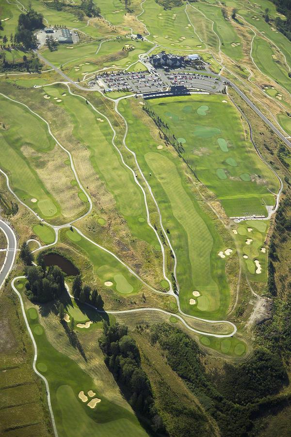 Architecture Photograph - The Golf Club At Newcastle, Bellevue, Wa #1 by Andrew Buchanan/SLP