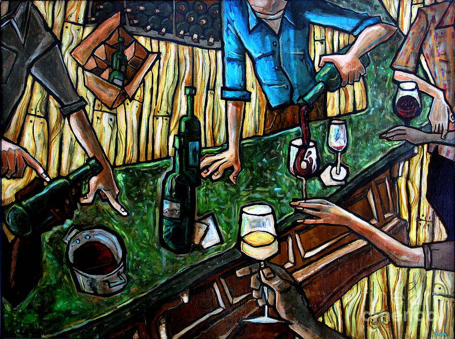 The Good Pour #1 Painting by Sean Hagan