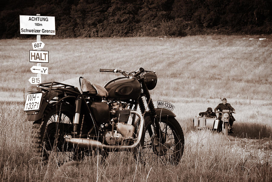 The Great Escape Photograph - The Great Escape Motorcycle #2 by Mark Rogan