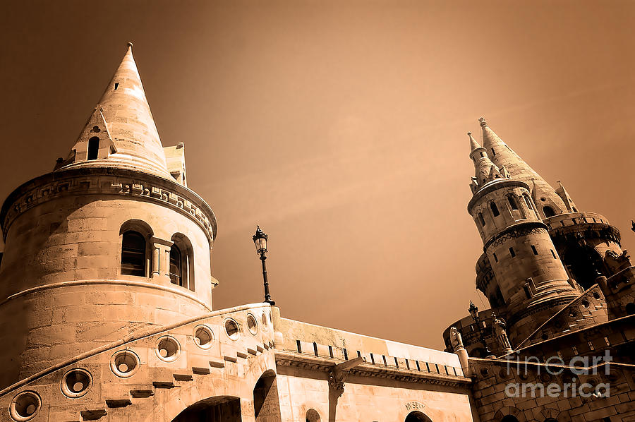 Architecture Photograph - The great tower of Fishermens Bastion #1 by Michal Bednarek