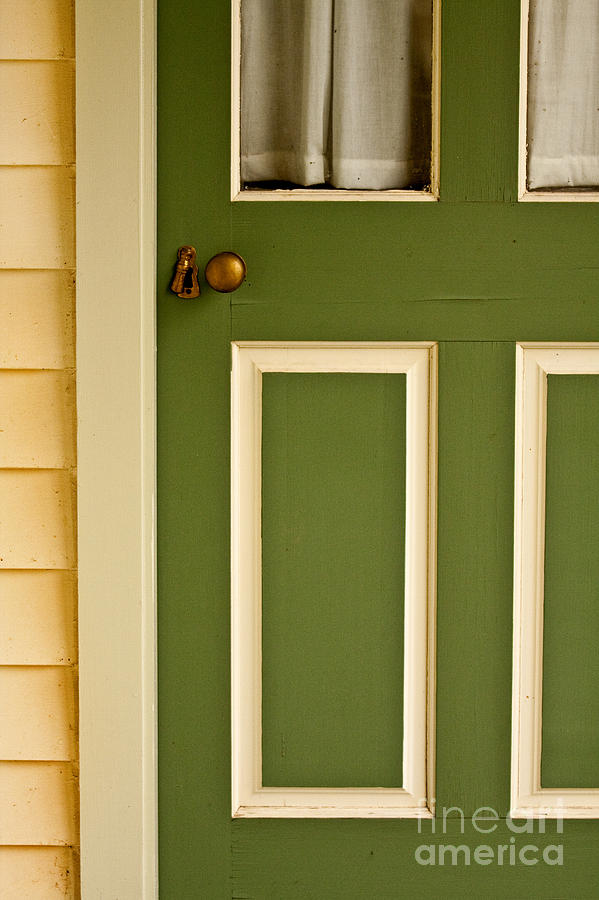 The Green Door #1 Photograph by Margie Hurwich