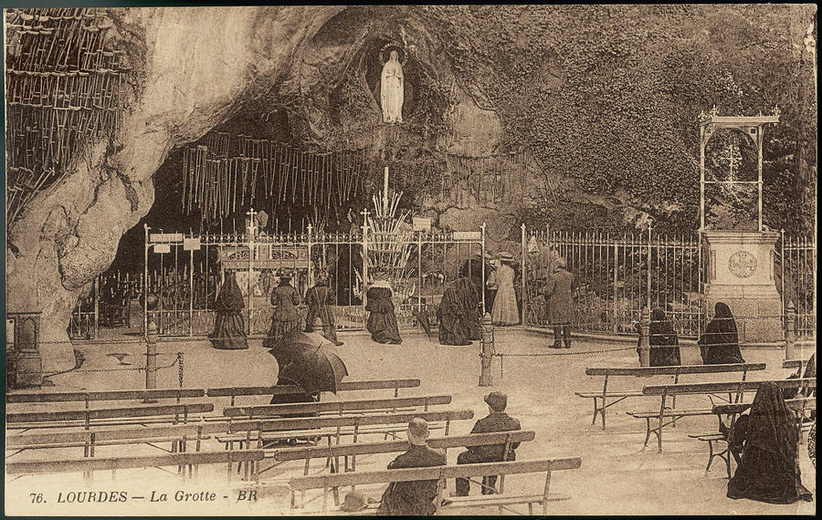 The Grotto Of Massabielle Photograph by Mary Evans Picture Library