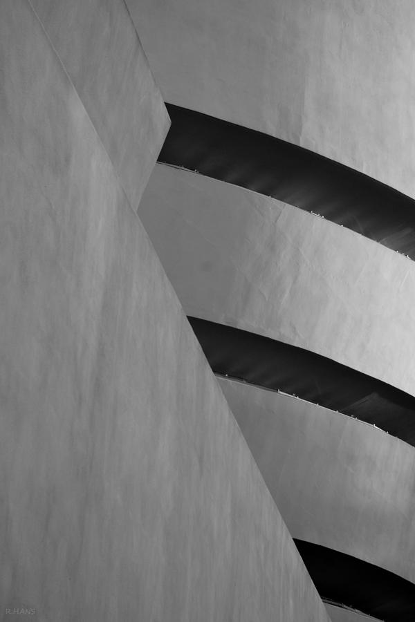 THE GUGGENHEIM in BLACK AND WHITE #1 Photograph by Rob Hans
