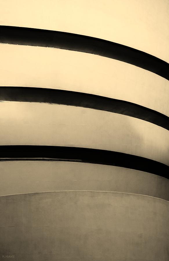THE GUGGENHEIM in SEPIA #1 Photograph by Rob Hans