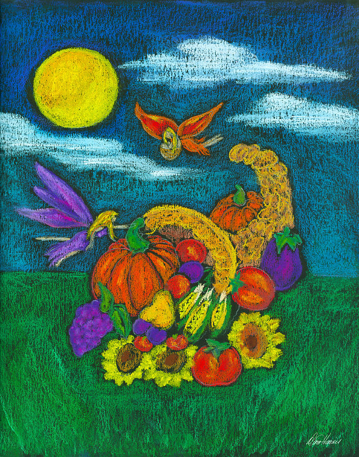 The Harvest #2 Pastel by Diana Haronis