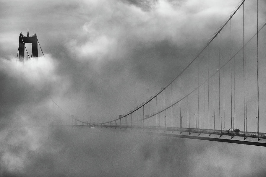 Architecture Photograph - The High Coast Bridge #1 by Joakim Orrvik