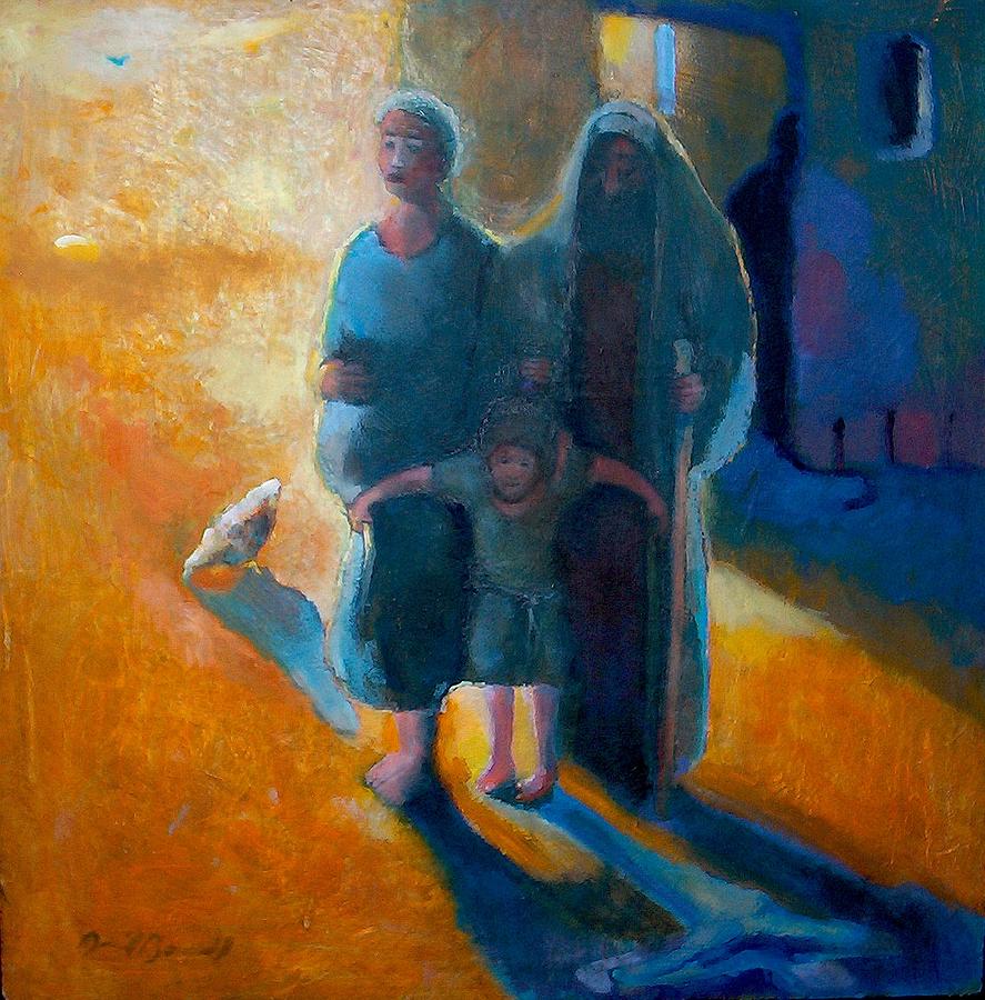 The Holy Family #1 Painting by Daniel Bonnell