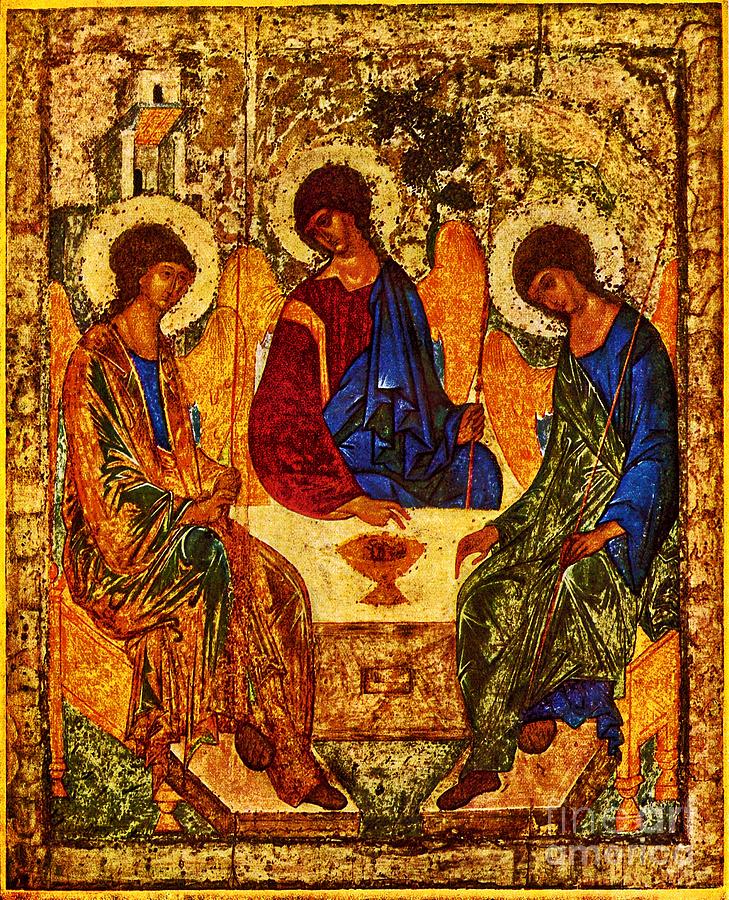 The Holy Trinity Painting by Doc Braham