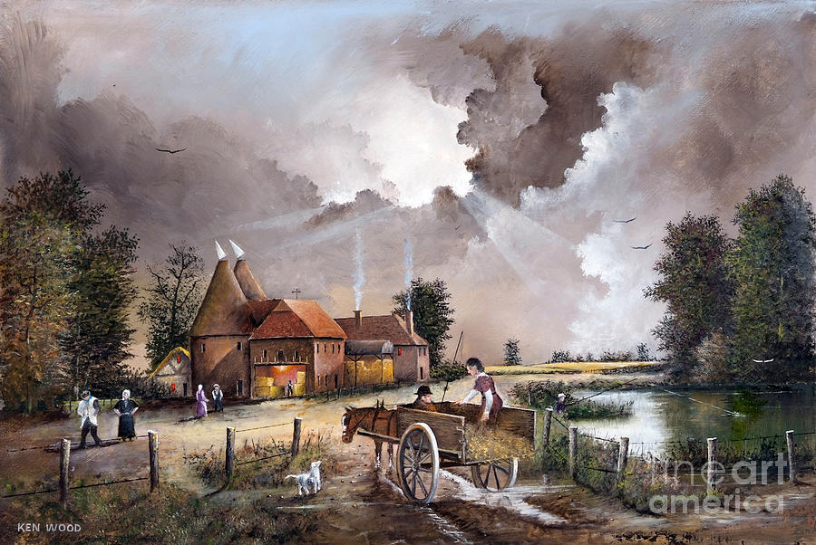 The Host House - England Painting by Ken Wood