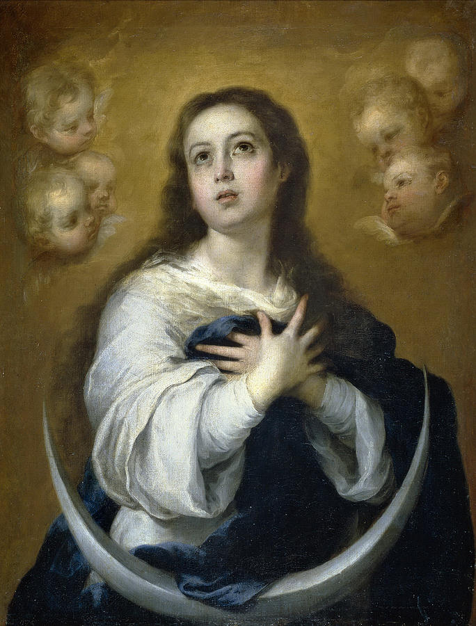 The Immaculate Conception #2 Painting by Bartolome Esteban Murillo