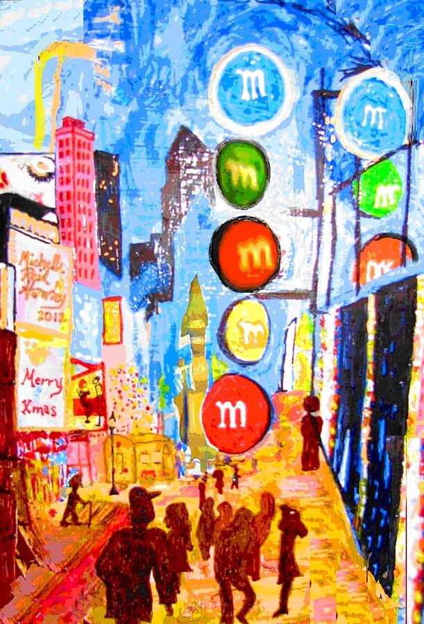 The Inspired Colors Painting by Michelle Reid The Inspired Colors Painting by Michelle Reid