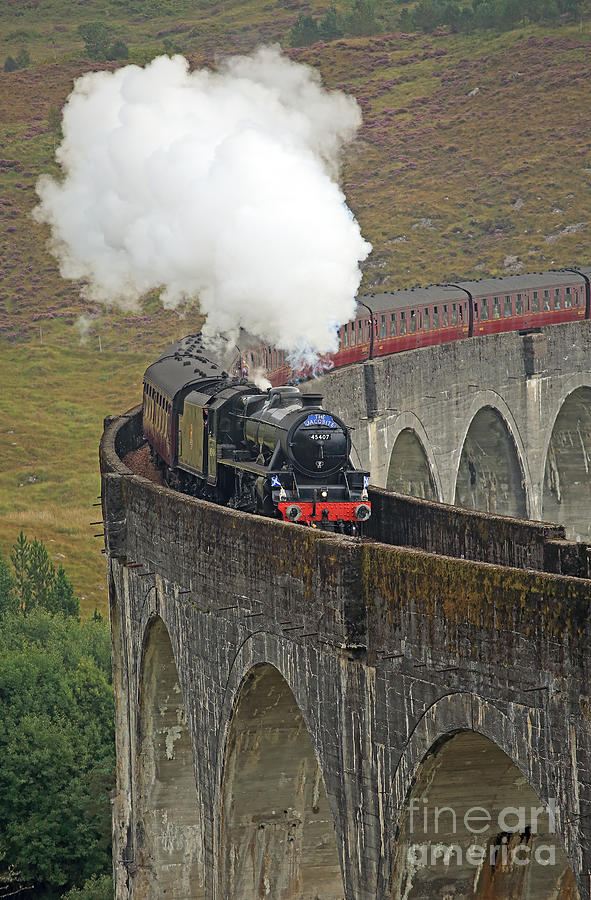 The Jacobite Steam Train Photograph by Maria Gaellman