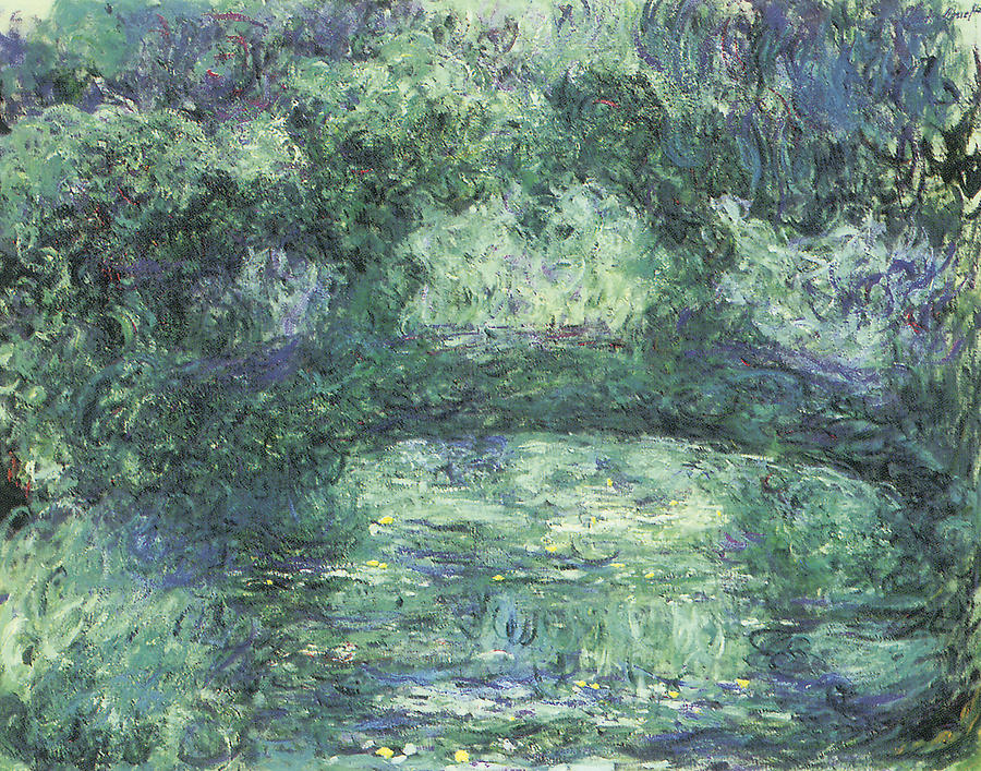 The Japanese Bridge Painting by Claude Monet - Pixels