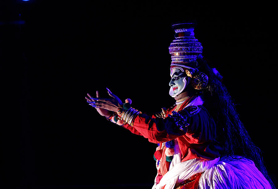 Dance Photograph - The Kathakali Dance #1 by Money Sharma