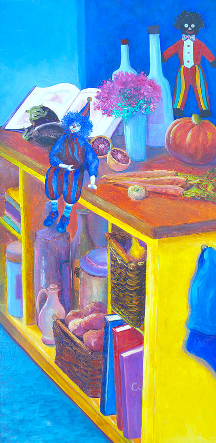 The Kitchen Bench #3 Painting by Jan Matson