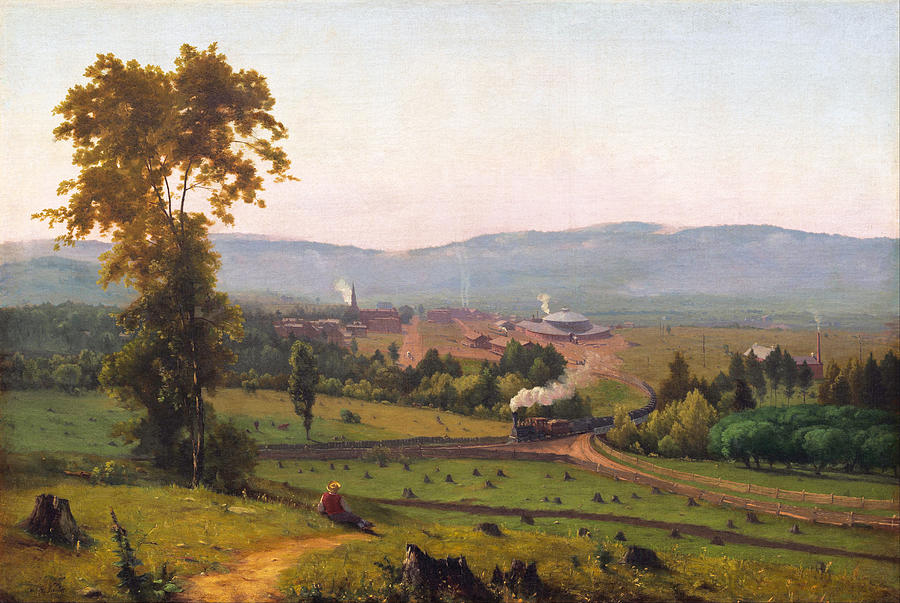 George Inness Painting - The Lackawanna Valley #9 by George Inness