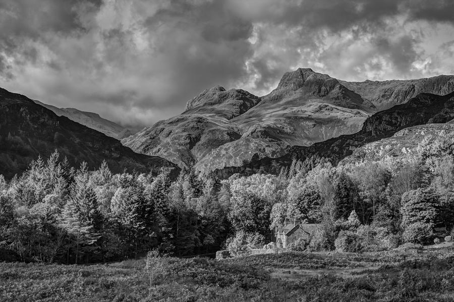 Mountain Photograph - The Langdale Pikes #1 by Graham Moore