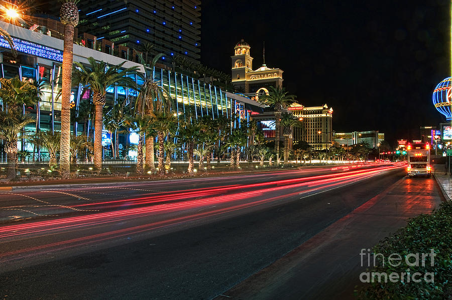 Las Vegas Photograph - The Las Vegas Strip #1 by Eddie Yerkish
